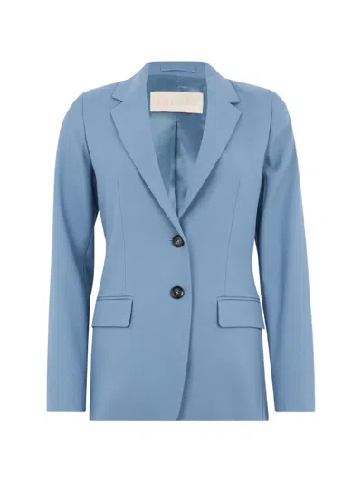 Iblues Buttoned Blazer In Blue