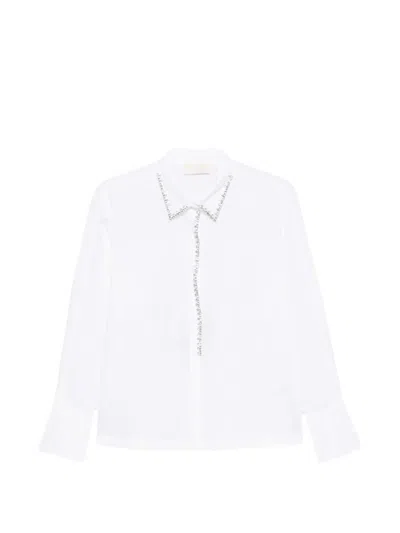 Iblues Crystal-embellished Shirt In White
