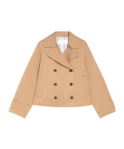 Iblues Double-breasted Jacket In Nude