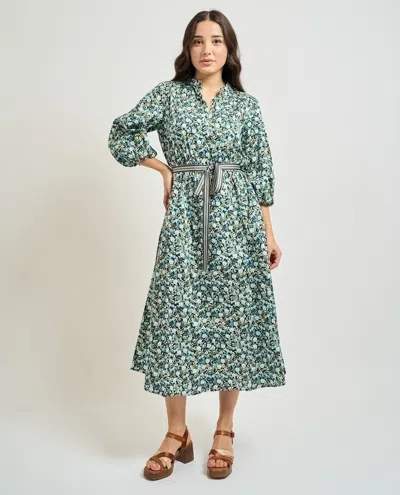 Iblues Dresses In Verde Blu E Verdi