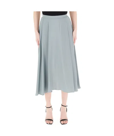 Iblues Elastic Waist Skirt In Gray
