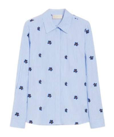 Iblues Embroidered Shirt In Blue