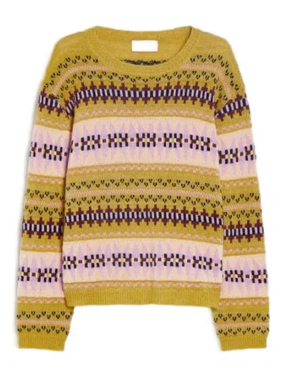 IBLUES FAIR ISLE-PATTERN CREW-NECK SWEATER