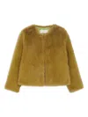 Iblues I Blues Ovidio Faux-fur Green In Gold
