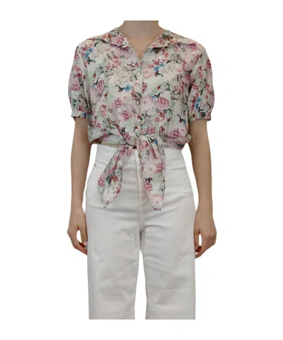 Iblues Floral Print Shirt In Neutral