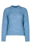 Iblues Speckled-knit Sweater In Blue