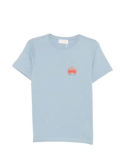 Iblues Graphic-print Cotton T-shirt In Blue