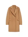 Iblues Idrante Double-breasted Coat In Brown