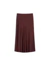 Iblues I Blues Verve Skirt Bordeaux In Burgundy