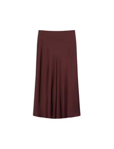 Iblues I Blues Verve Skirt Bordeaux In Brown