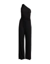 Iblues I Blues Woman Jumpsuit Black Size 8 Polyester, Elastane In Black