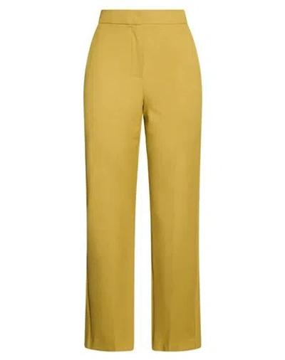 Iblues I Blues Woman Pants Military Green Size 4 Polyester, Viscose, Elastane In Burgundy