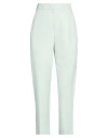 Iblues I Blues Woman Pants Sage Green Size 2 Polyester, Viscose, Elastane In Blue