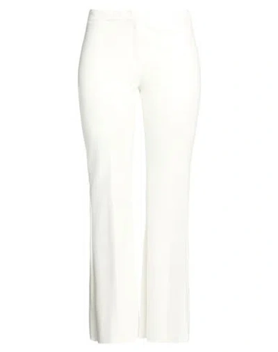 Iblues I Blues Woman Pants White Size 8 Viscose, Polyacrylic, Elastane