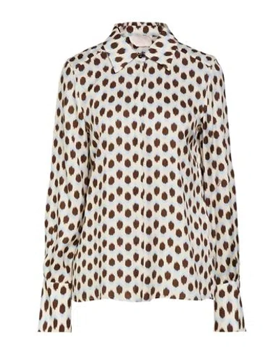 Iblues I Blues Woman Shirt Cream Size 2 Viscose In Multi
