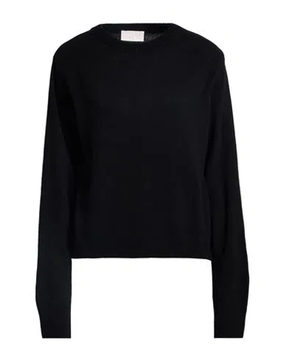 Iblues I Blues Woman Sweater Black Size L Viscose, Polyamide, Wool, Cashmere