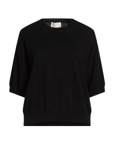 Iblues I Blues Woman Sweater Black Size S Wool, Viscose, Polyamide, Cashmere