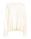 Iblues I Blues Woman Sweater Cream Size Xl Viscose, Polyester In Neutral
