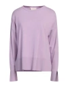Iblues I Blues Woman Sweater Lilac Size Xl Viscose, Polyester In Purple