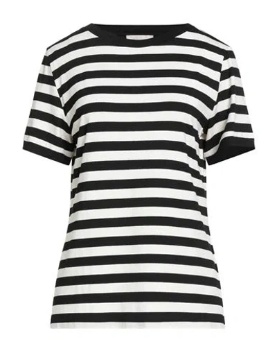 Iblues I Blues Woman T-shirt Black Size Xl Viscose, Elastane