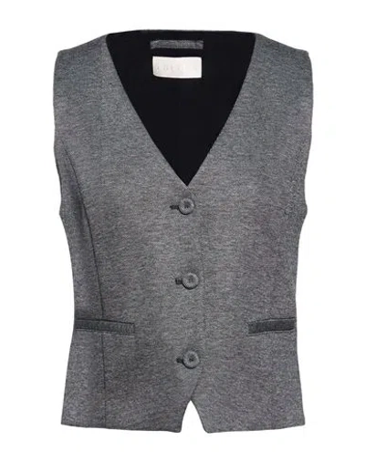 Iblues I Blues Woman Tailored Vest Grey Size 2 Viscose, Polyester, Elastane