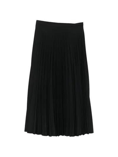 Iblues Iblalamaro Pleated Midi Skirt In Black