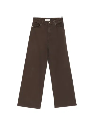 Iblues Iblnina Belt-loop Jeans In Brown