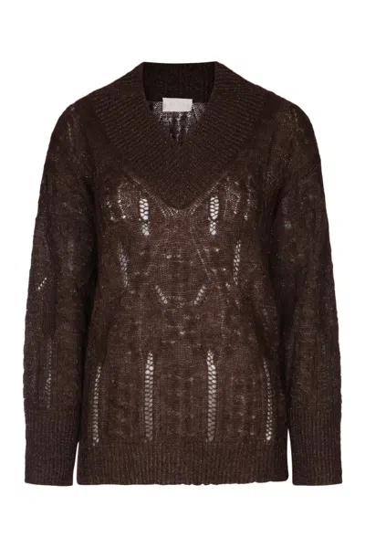 Iblues Knitwears I Blues In Brown