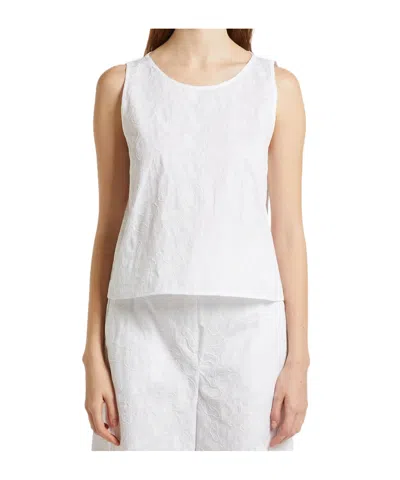 Iblues Lace-up Vest In White
