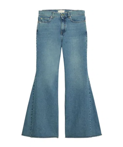 Iblues Logo Jeans In Blue