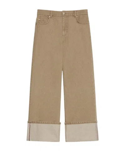 Iblues Logo Jeans In Neutral