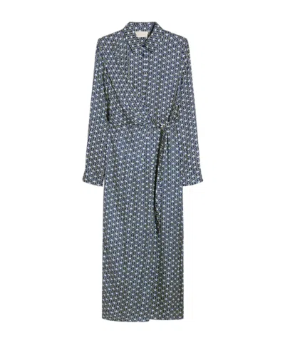 Iblues Long-sleeved Dress In Blue