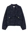 Iblues Long-sleeved Snap-button Casual Jacket In Blue