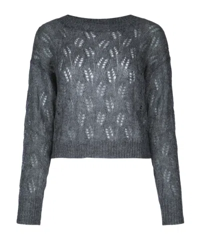 Iblues Long-sleeved Sweater In Gray