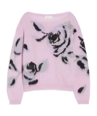 Iblues Long-sleeved Sweater In Purple