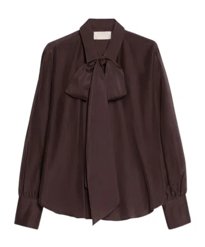 Iblues Long-sleeved Shirt In Brown