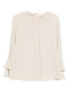 Iblues Marin Ruffled Shirt In Neutral