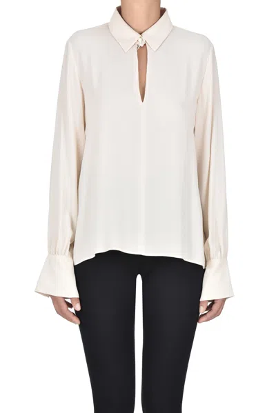Iblues Pistoia Crepè Shirt In Neutral