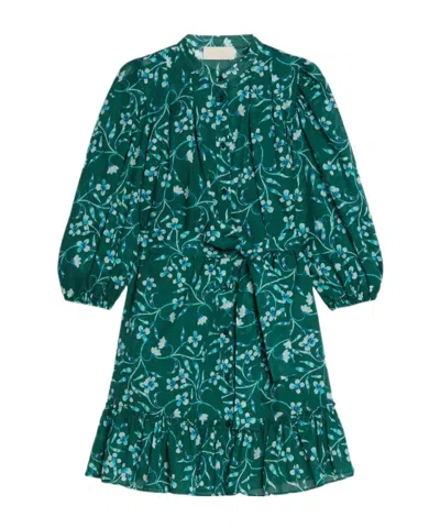 Iblues Printed Dress In Green