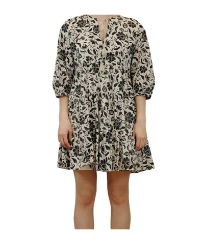 Iblues Printed Pattern Dress In Black