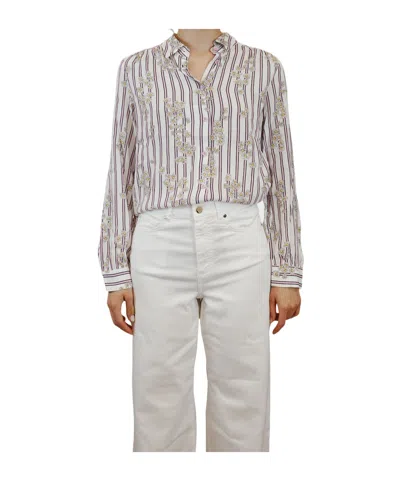 Iblues Printed Pattern Shirt In White
