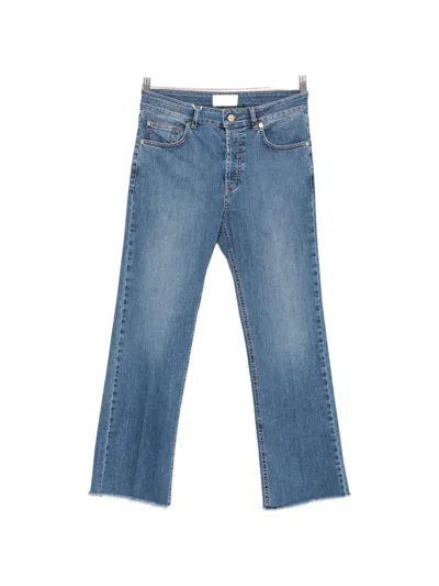 Iblues Raw-hem Flared Jeans In Blue
