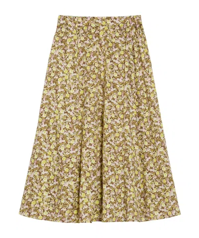 Iblues Relaxed-fit Skirt In Yellow