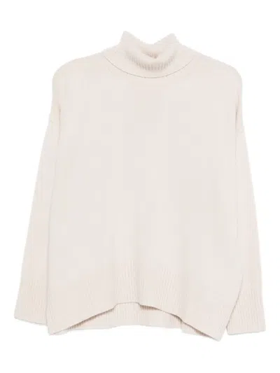 Iblues Roll-neck Sweater In Neutral