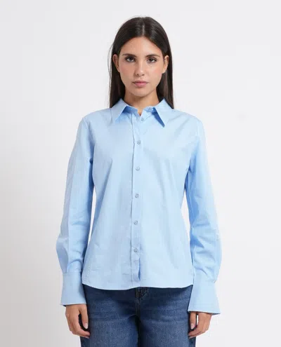 Iblues Shirts In Azzurro Blu E Verdi