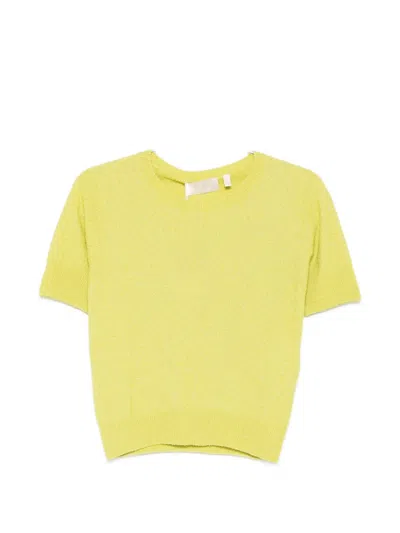 Iblues Short-sleeve Sweater In Green