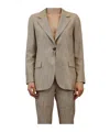 Iblues Single Button Blazer In Neutral