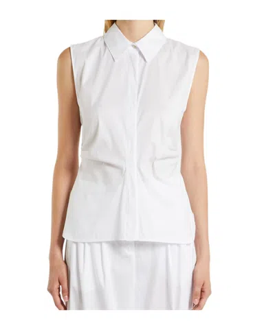 Iblues Sleeveless Shirt In White