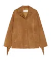 Iblues Suede Jacket In Multi