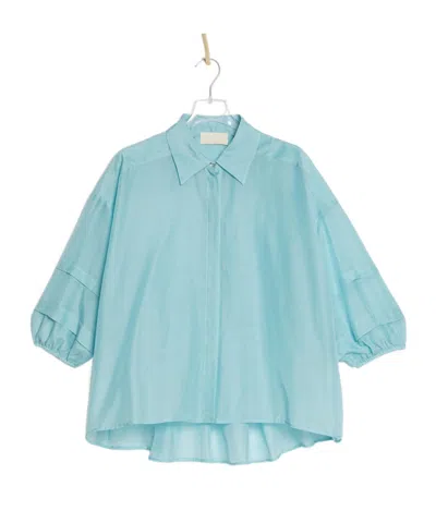Iblues Three-quarter Sleeve Shirt In Transparent